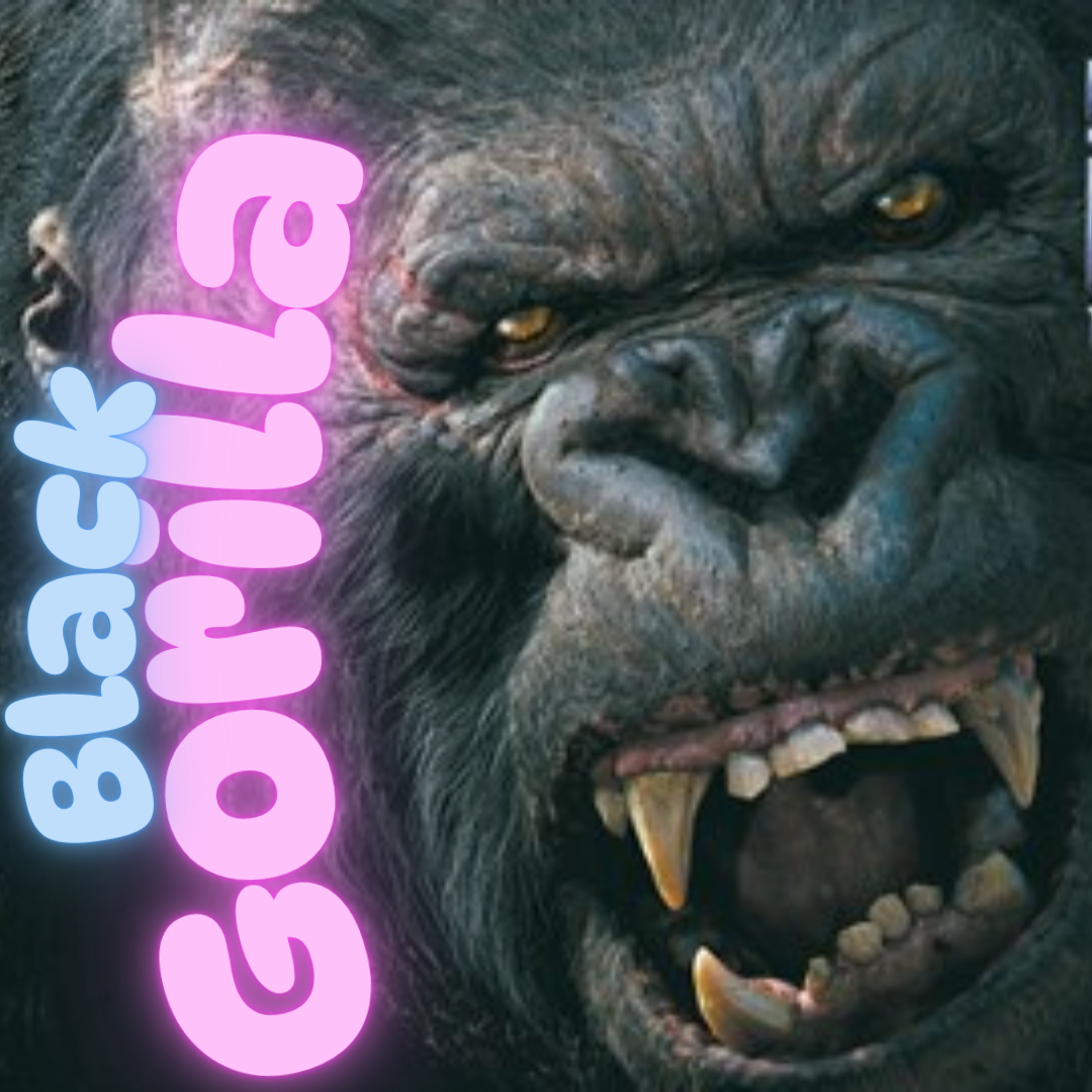 White, Black, Bubble et Frozen Gorilla 🦍