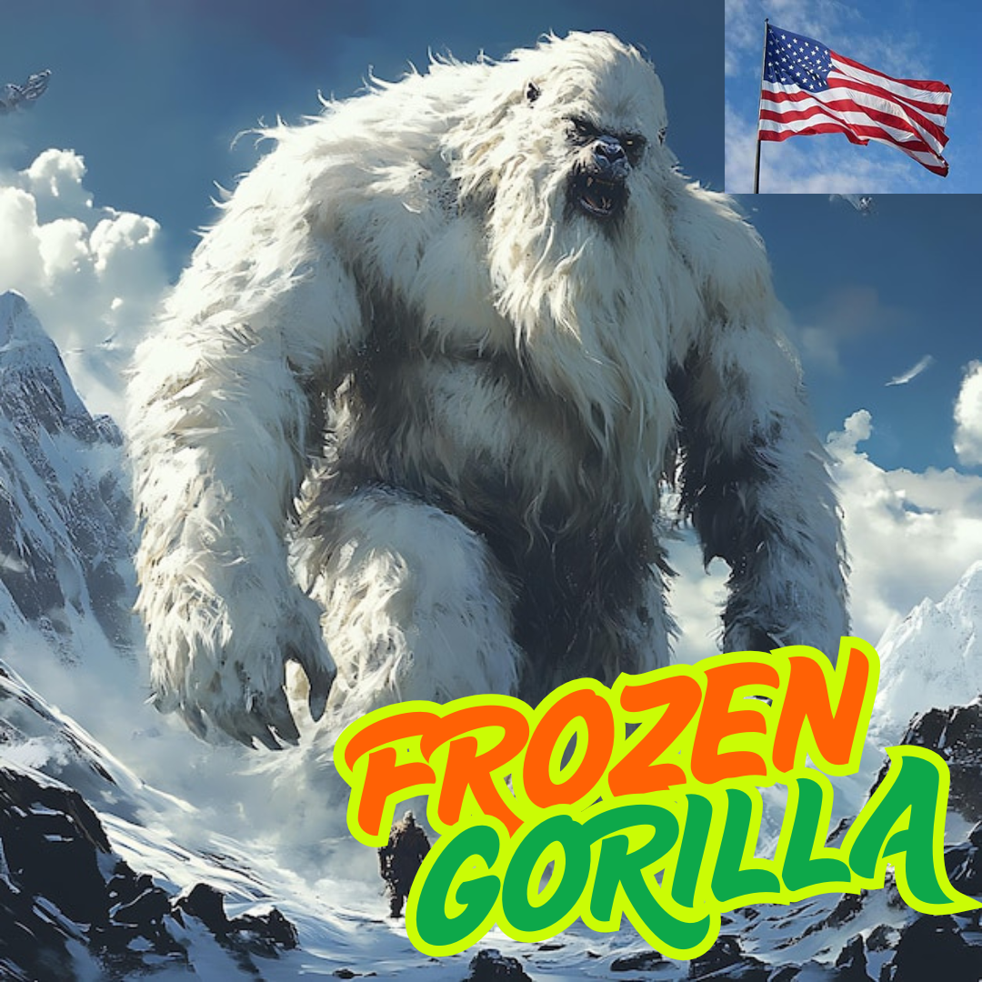 White, Black, Bubble et Frozen Gorilla 🦍